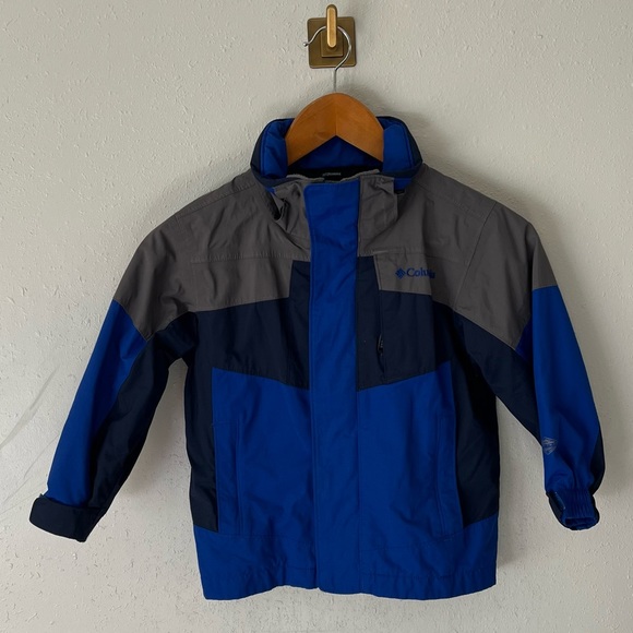 Columbia Blue Waterproof Jacket Size 4/5 - Picture 11 of 11